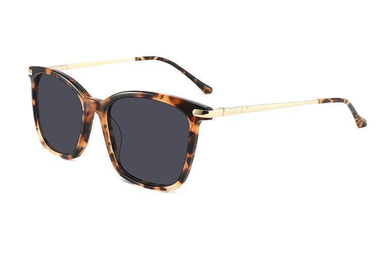 Gafas de sol de metal de acetato-ZD8815T