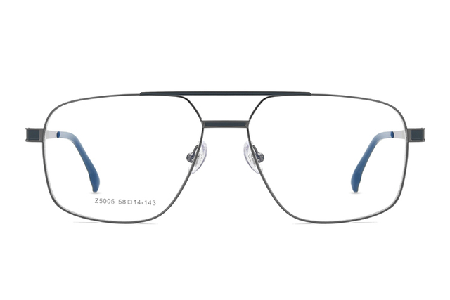 Gafas con montura metálica de aviador HT5005