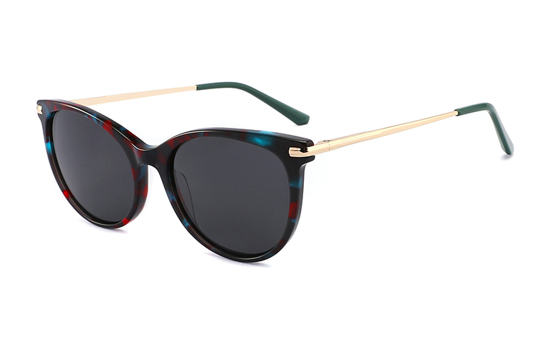 Gafas de sol de metal de acetato-ZD8829T