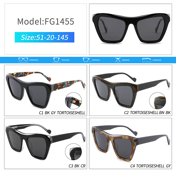 FG1455-mujeres &uacute;ltimas gafas de sol