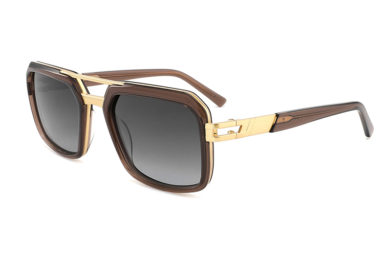 Gafas de sol de metal de acetato-YD1053T