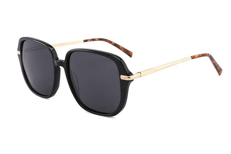 Gafas de sol de metal de acetato-ZD8820T