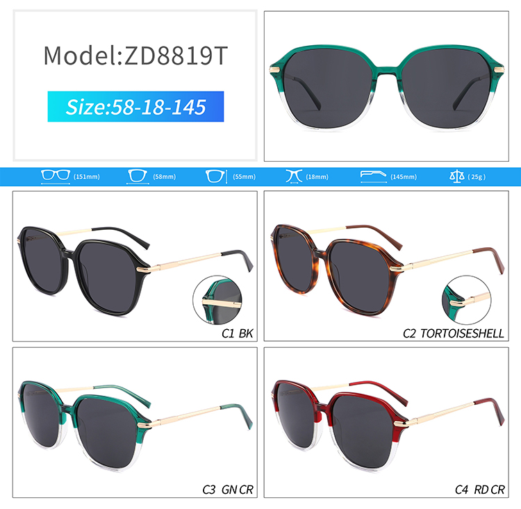 ZD8819-gafas de sol vendidas al por mayor