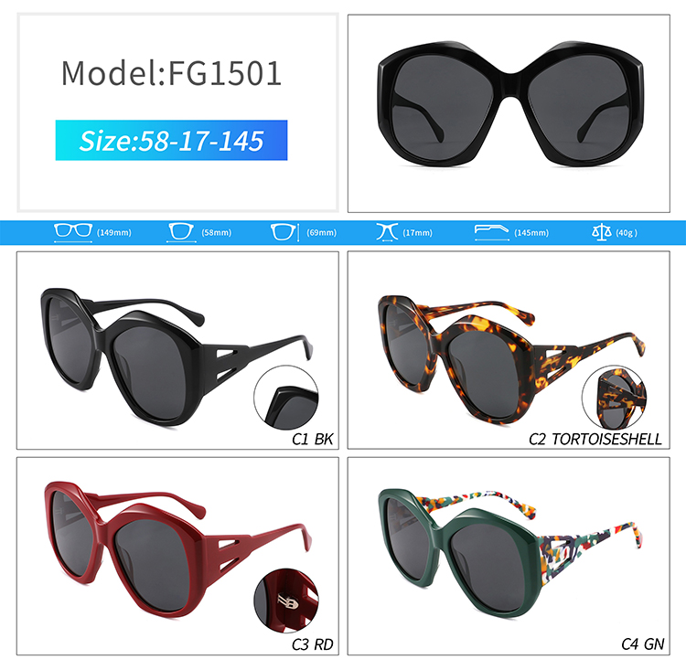 FG1501-gafas de sol retro mujer