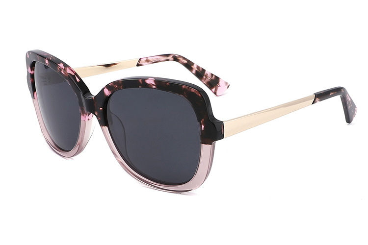 Gafas de sol de metal de acetato-YD1045T