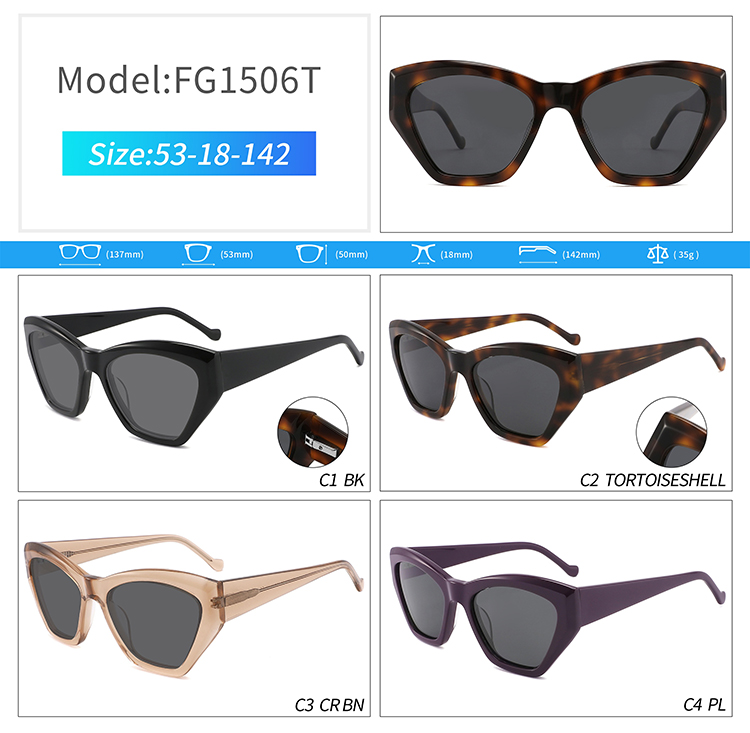 FG1506-gafas de sol de moda para mujer