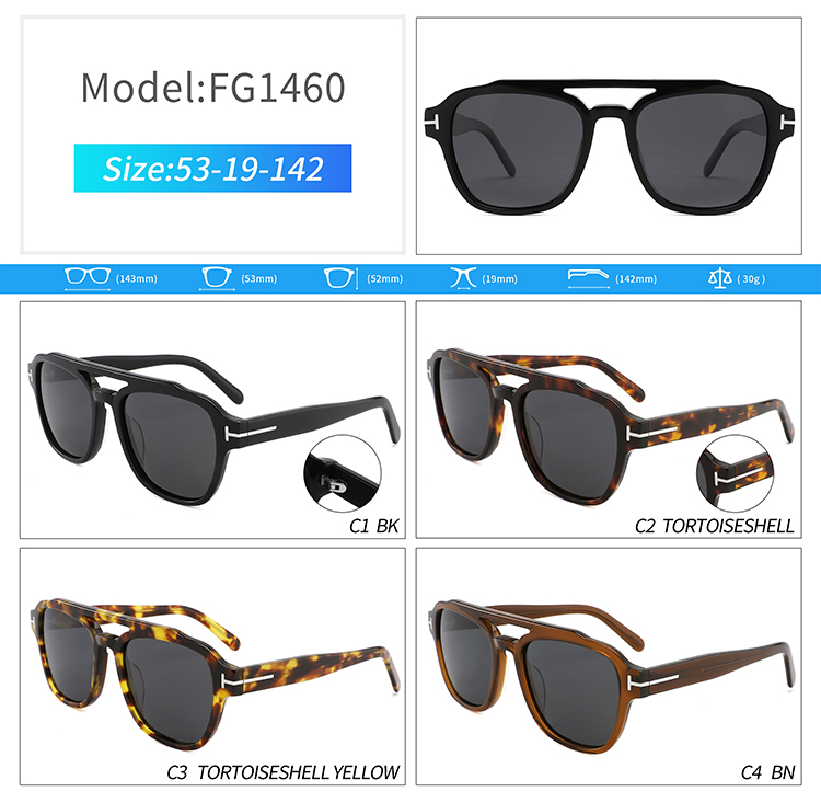 FG1460-gafas de sol vintage personalizadas