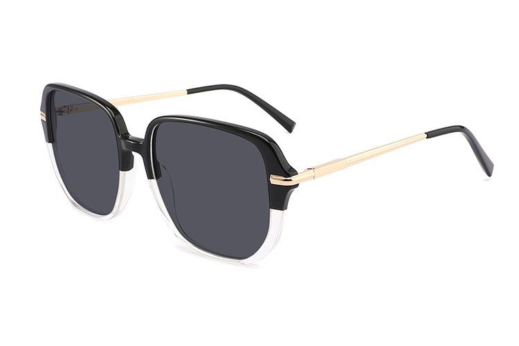 Gafas de sol de metal de acetato-ZD8820T