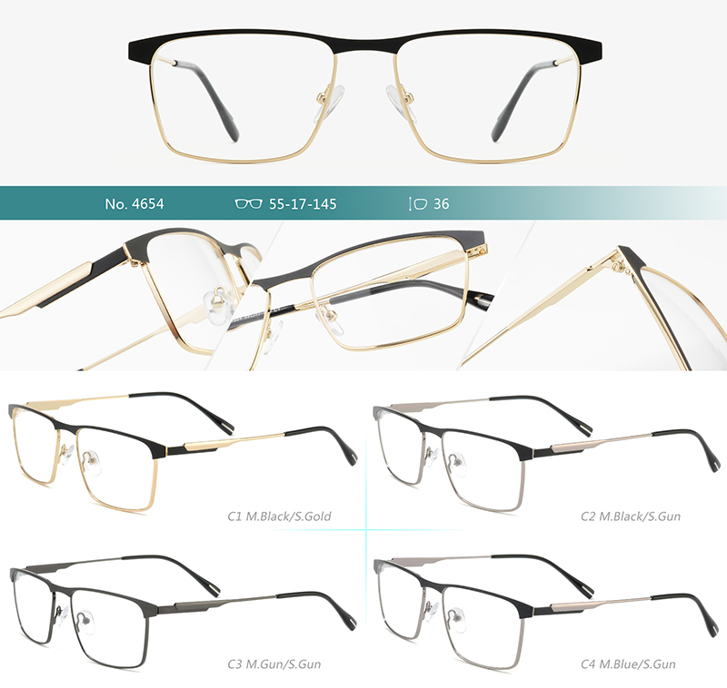 Marcos De Gafas De Metal Al Por Mayor 4654