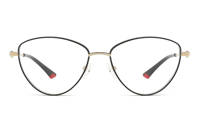 Monturas de gafas de titanio para mujer.