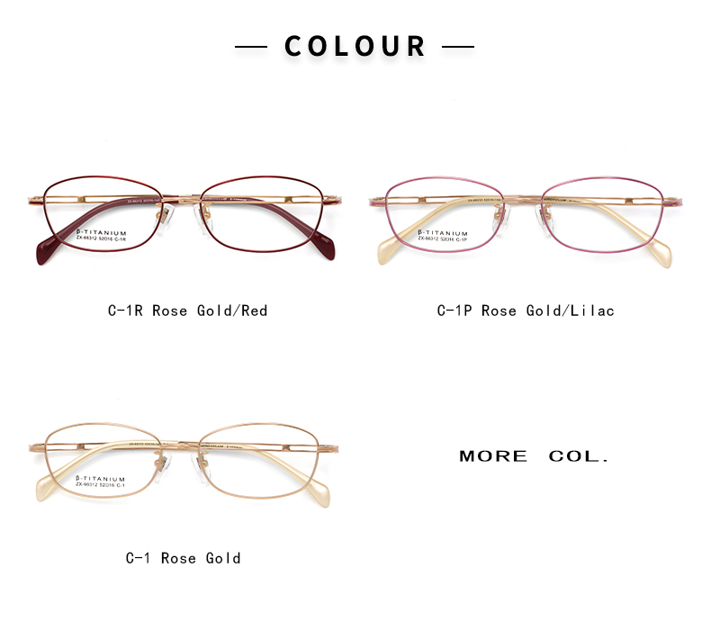 Marcos de anteojos ovalados_color