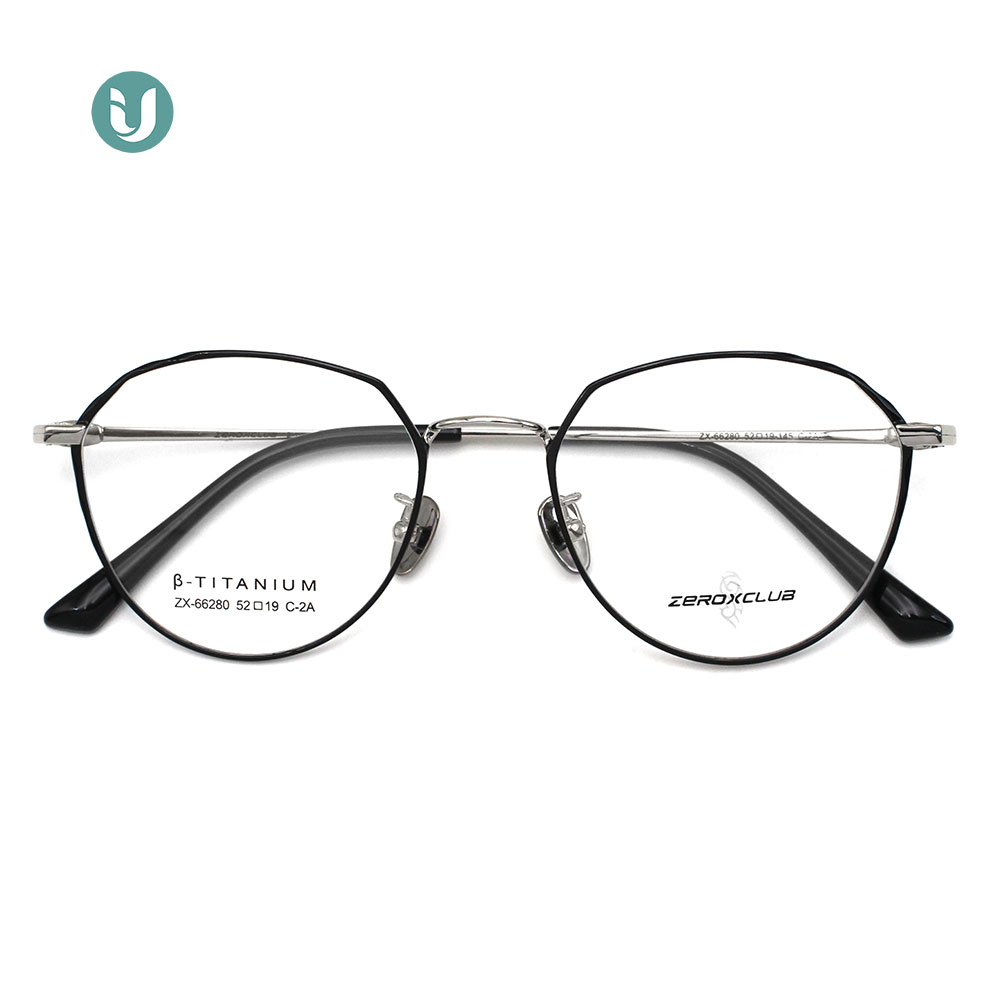 Venta al por mayor Monturas de gafas de titanio 66280