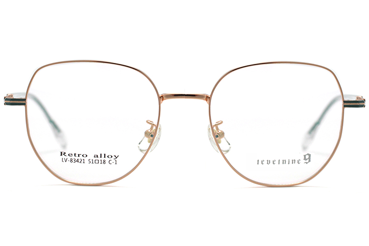 Monturas de gafas de metal al por mayor 83421