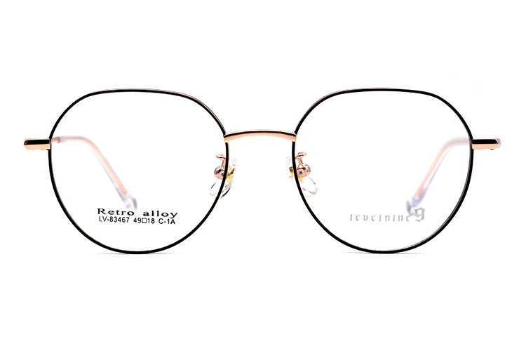 Marcos ópticos de metal al por mayor 83467