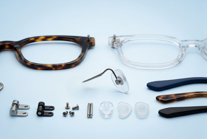 Componentes-de-gafas-para-la-fabricación-de-marcos-ópticos-personalizados