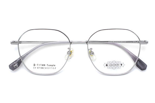 Venta al por mayor Marco de gafas de titanio 87108