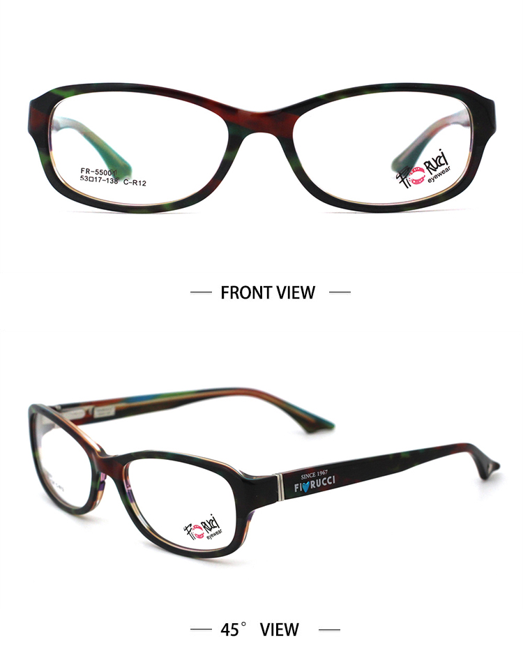 Monturas de acetato de alta calidad SKU-R12