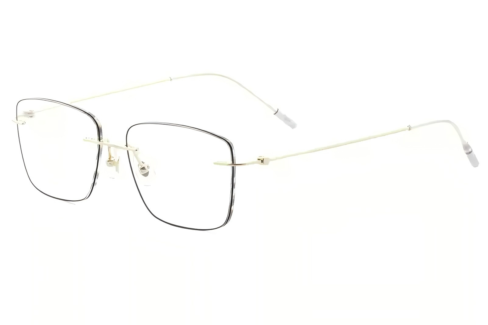 Gafas cl&aacute;sicas sin montura y montura fina