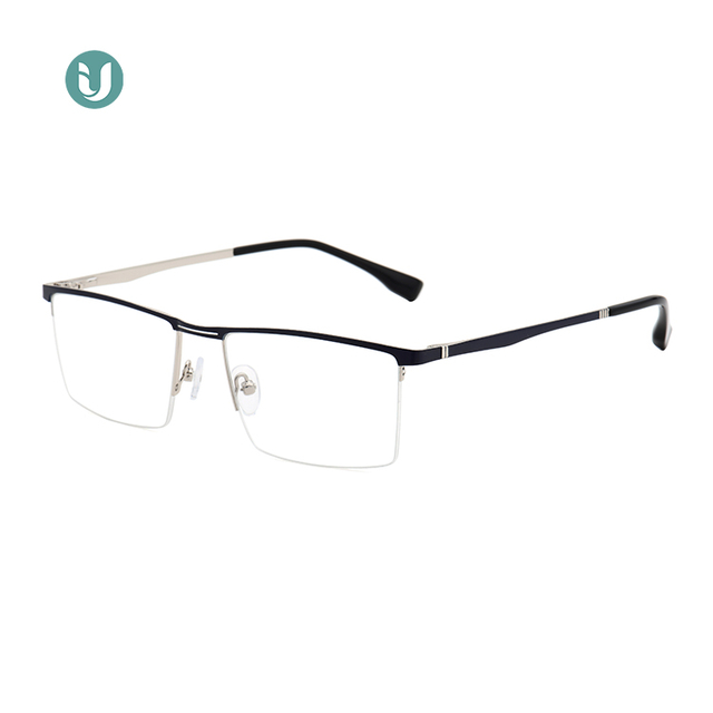 Monturas de gafas para hombre de media montura WX21007