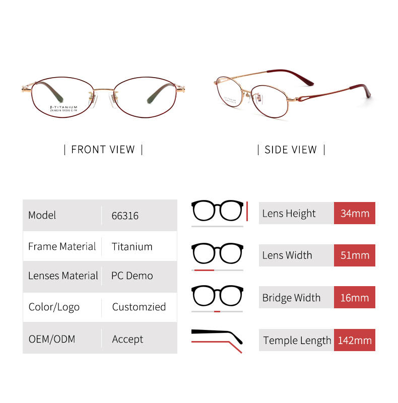 Marcos &oacute;pticos ovalados_detials