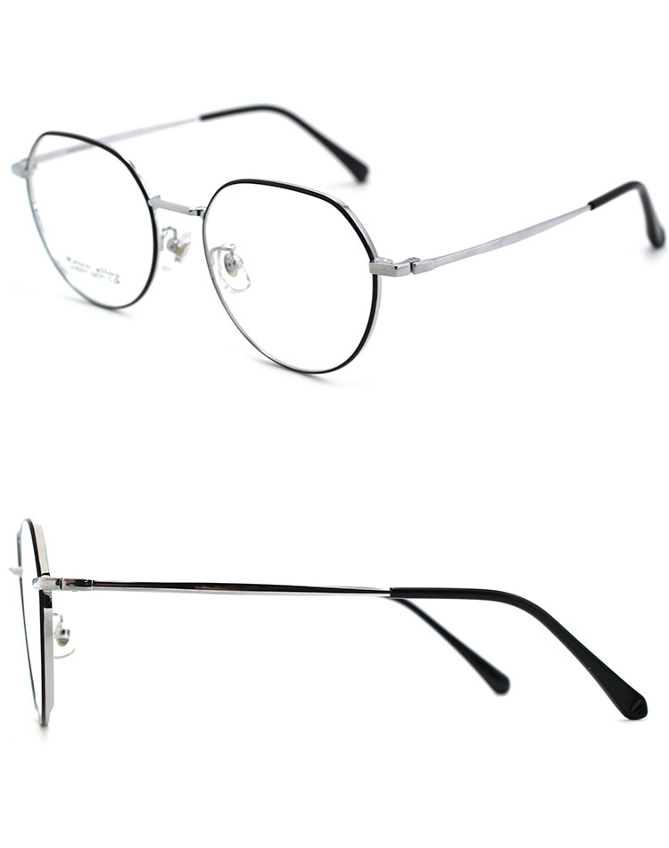 Monturas de gafas ligeras para mujer_Plata