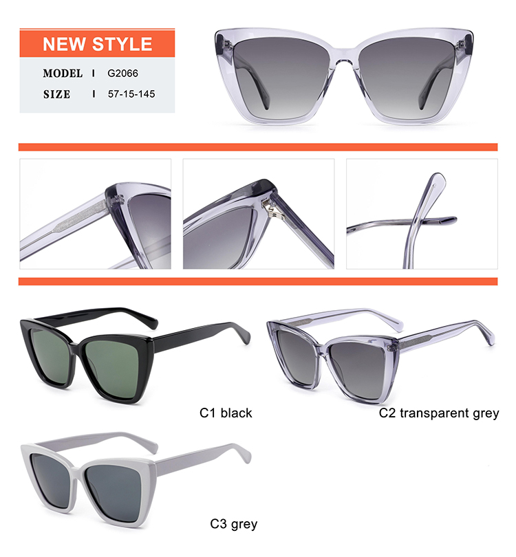 Detalles de gafas de sol de acetato - G2066