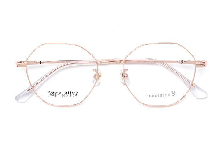 Monturas &oacute;pticas de metal - Oro