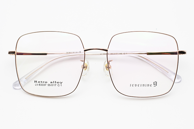 Anteojos masculinos de metal - Dorado