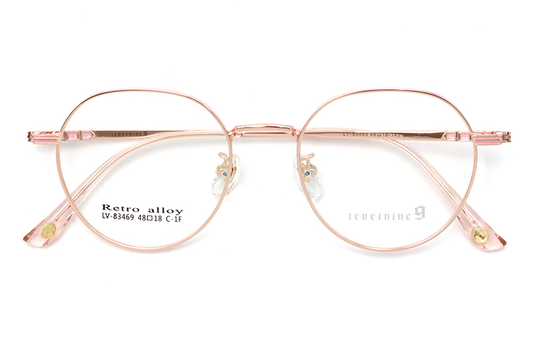 Marco de metal redondo - Oro rosa