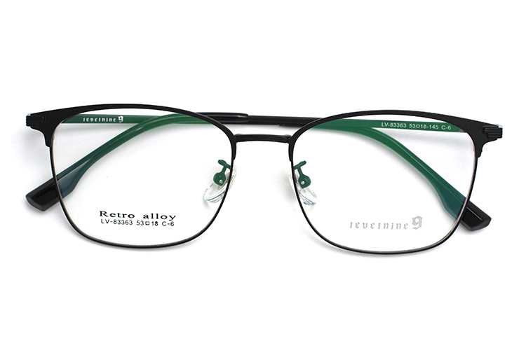 Anteojos rectangulares - Negro