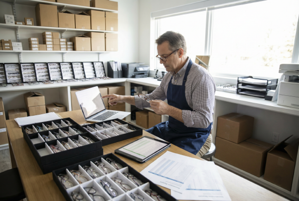 C&oacute;mo evaluar su inventario actual de monturas de gafas al por mayor