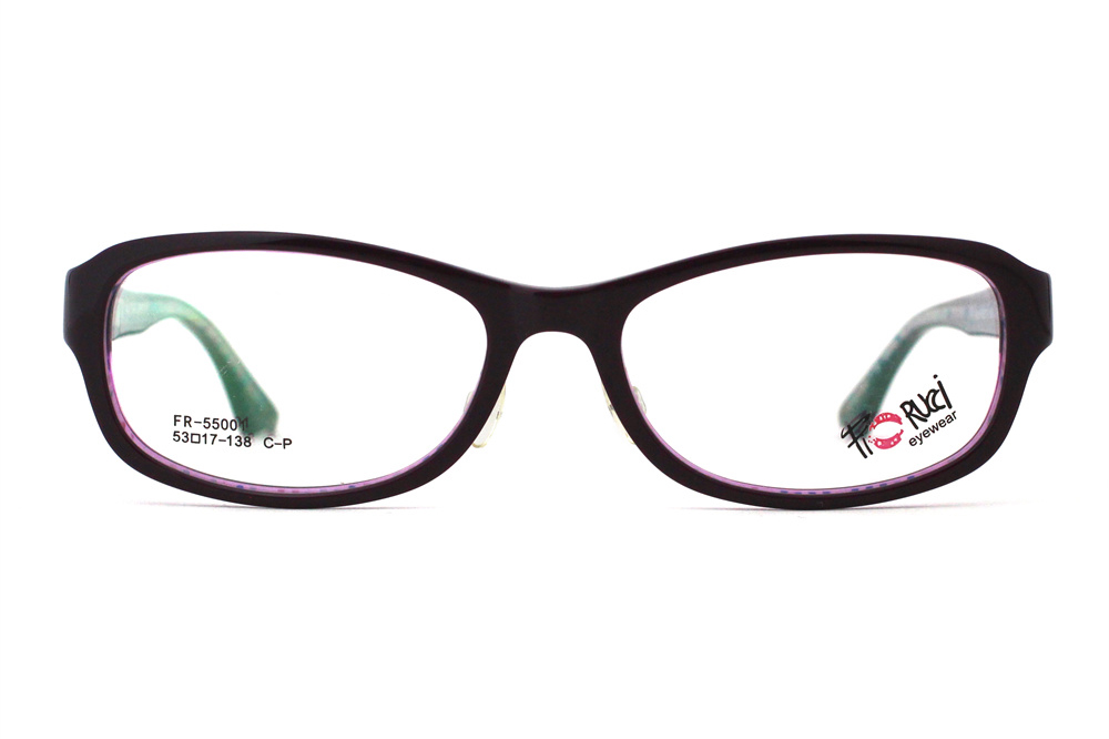 Monturas de gafas de acetato al por mayor 55001