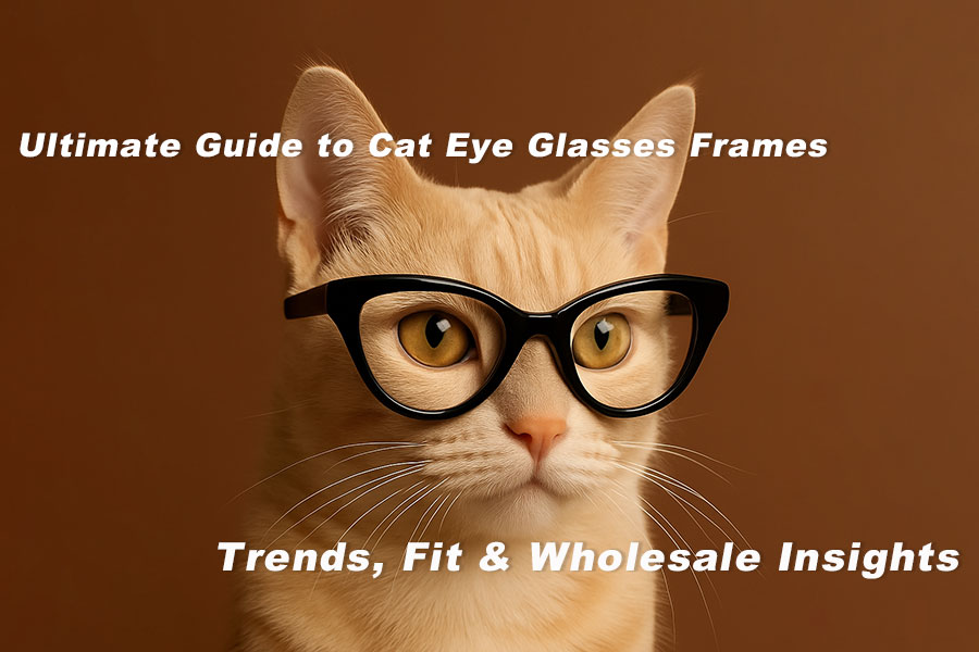 Guía definitiva para monturas de gafas estilo ojo de gato: tendencias, información sobre ajuste y venta al por mayor