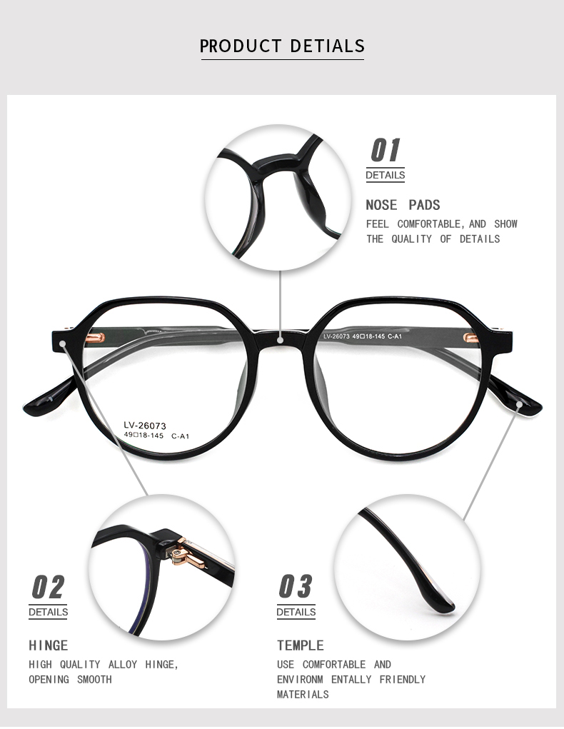 Marcos de anteojos de pl&aacute;stico