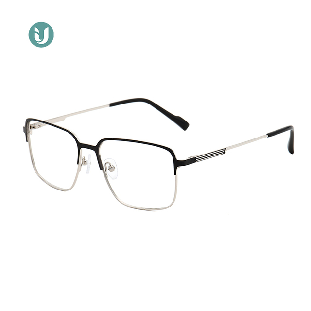 Las últimas monturas de gafas masculinas de metal ligero WX21012