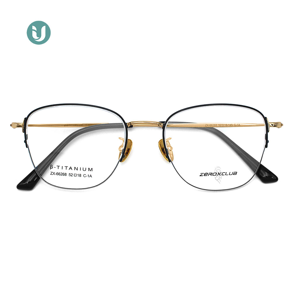 Venta al por mayor Montura de gafas de titanio 66268