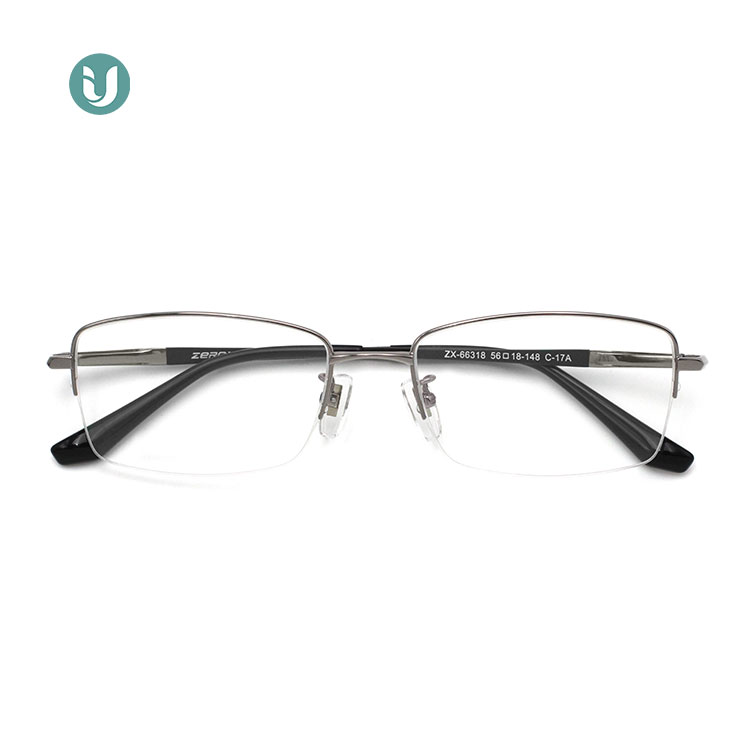 Venta al por mayor Monturas de gafas de titanio 66318