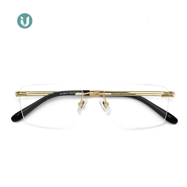 Monturas de gafas de titanio sin montura para gafas 66311