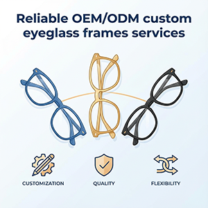Servicios confiables de marcos de anteojos personalizados OEM ODM