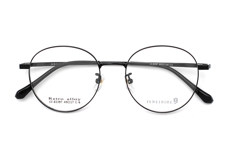 Gafas con montura met&aacute;lica - Negro