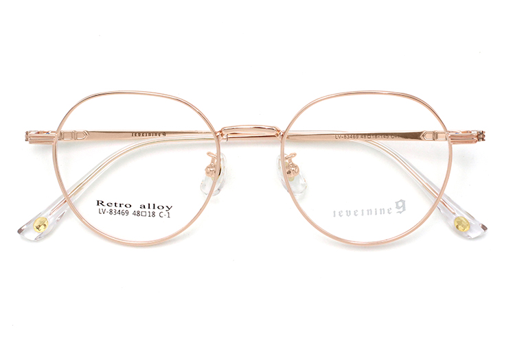 Marco de metal redondo - Oro