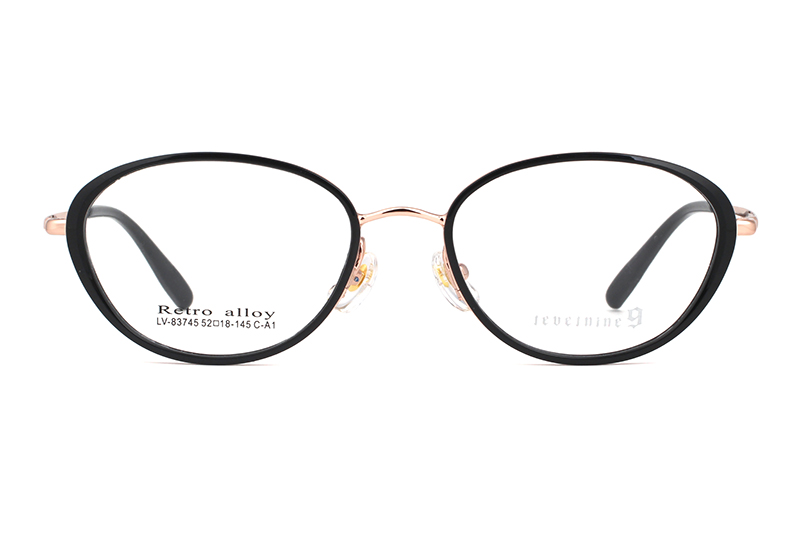 Venta al por mayor Monturas de gafas de metal Levelnine 83745