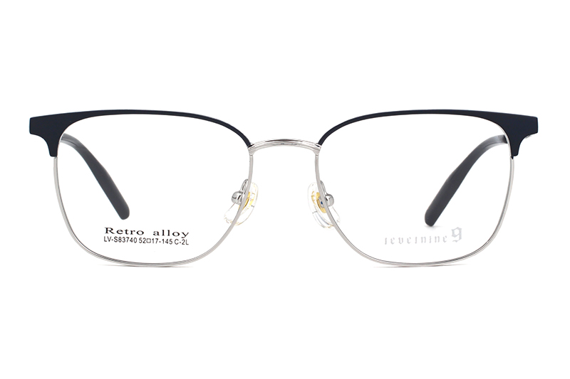 Venta al por mayor Marcos de gafas de metal Levelnine S83740