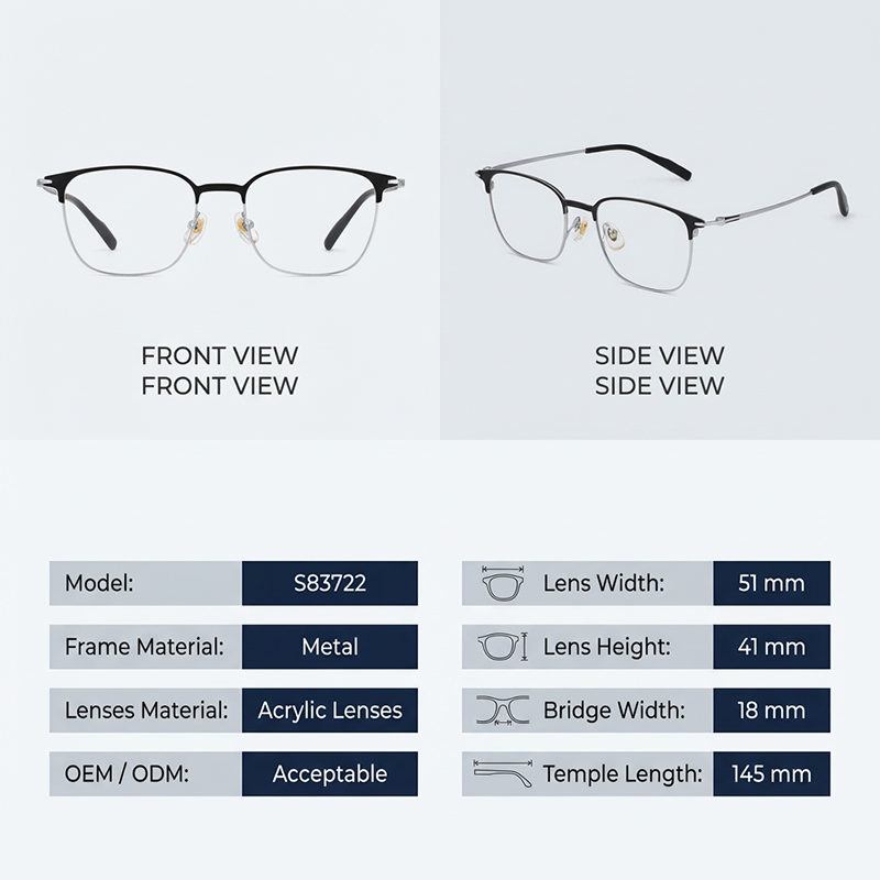 LevelNine S83722 Monturas de gafas de metal00013 