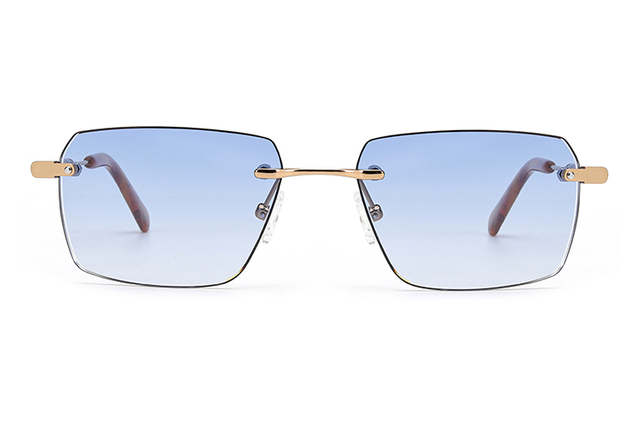 Gafas de sol de metal sin montura