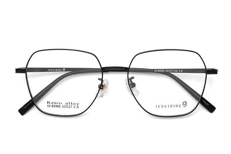 Gafas de metal - Negro