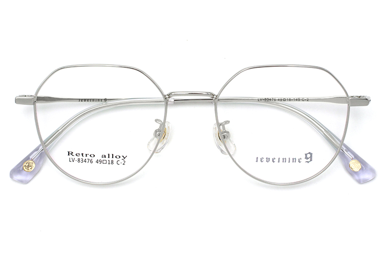 Montura de gafas de metal - Plata