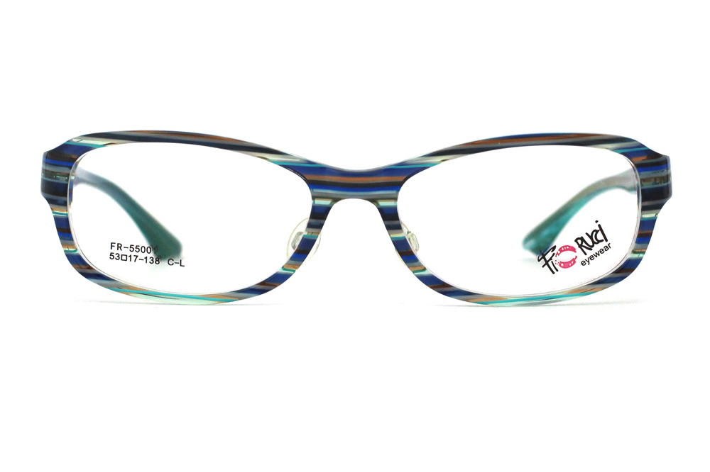 Monturas de gafas de acetato al por mayor 55001