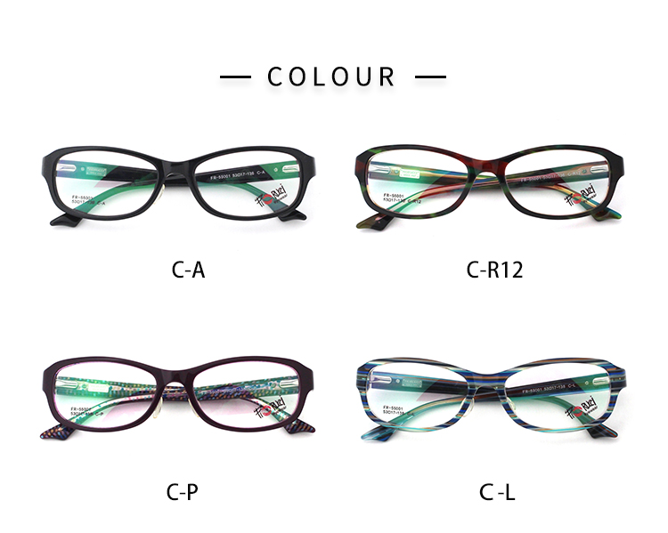 Monturas de acetato de alta calidad 55001_02 