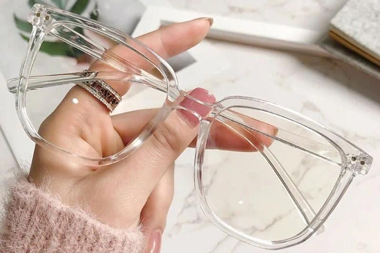 Gafas con montura transparente para PC